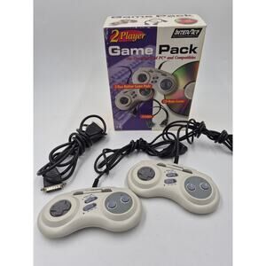 Rare Nos PC Pro Pad 2x Controllers Game Pack InterAct Vintage 90s